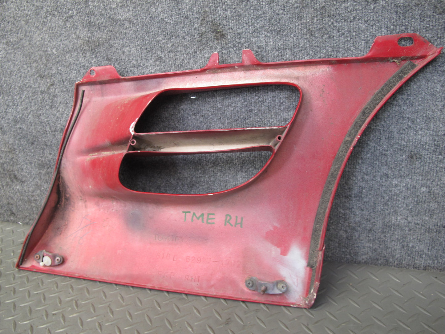 91-95 Toyota SW21L MR2 NA Rear Right Quarter Air Intake Vent Trim Duct Set OEM