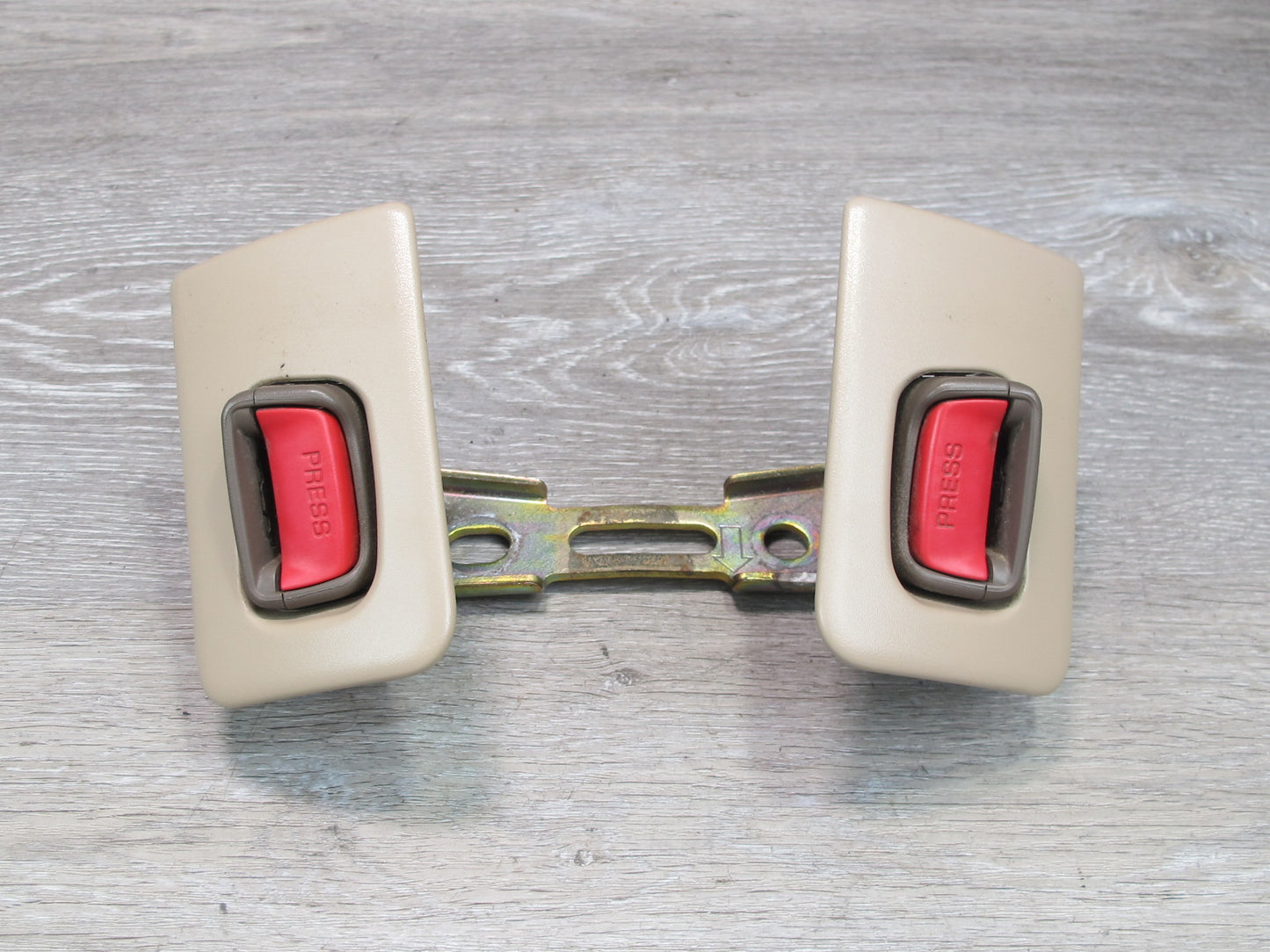 92-00 LEXUS SC300 SC400 REAR RIGHT & LEFT SIDE SEATBELT BUCKLE SET OEM
