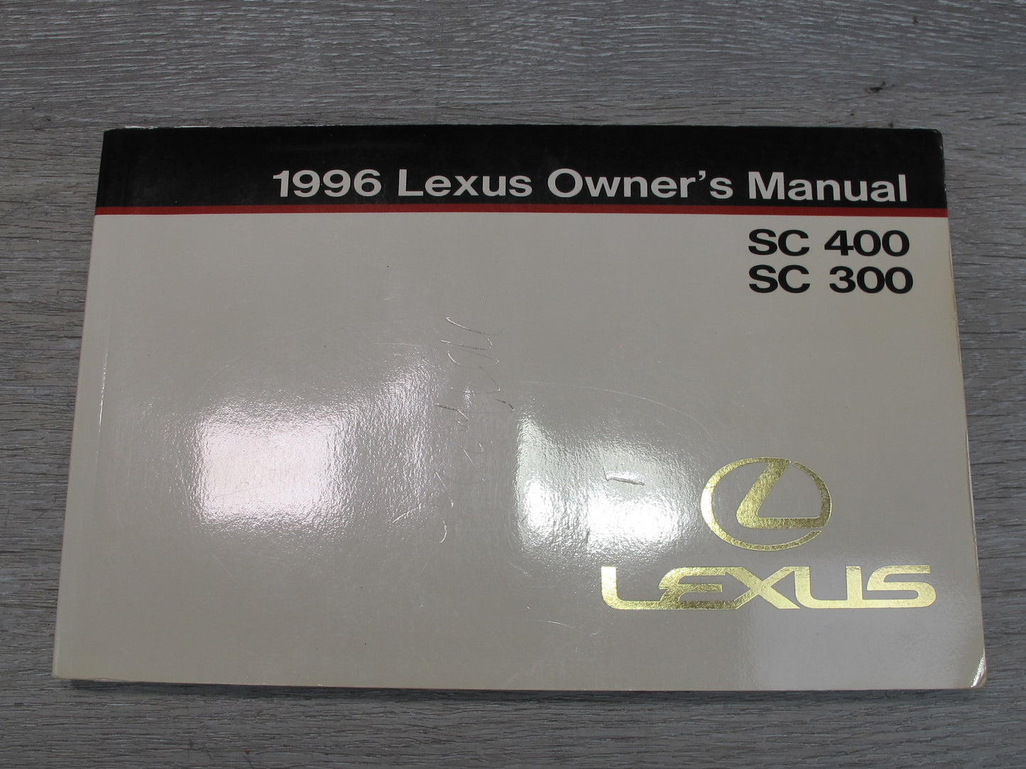 1996 Lexus UZZ30L SC300 SC400 Owners Guide Manual Book Set w Case OEM