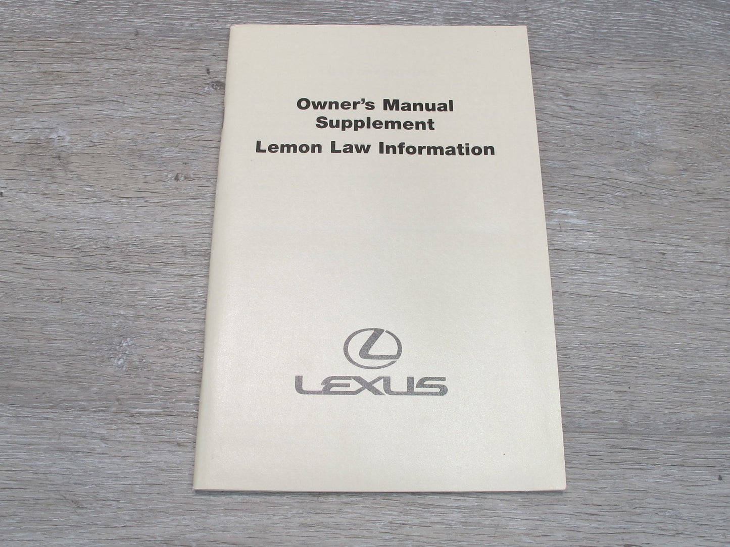 1996 Lexus UZZ30L SC300 SC400 Owners Guide Manual Book Set w Case OEM