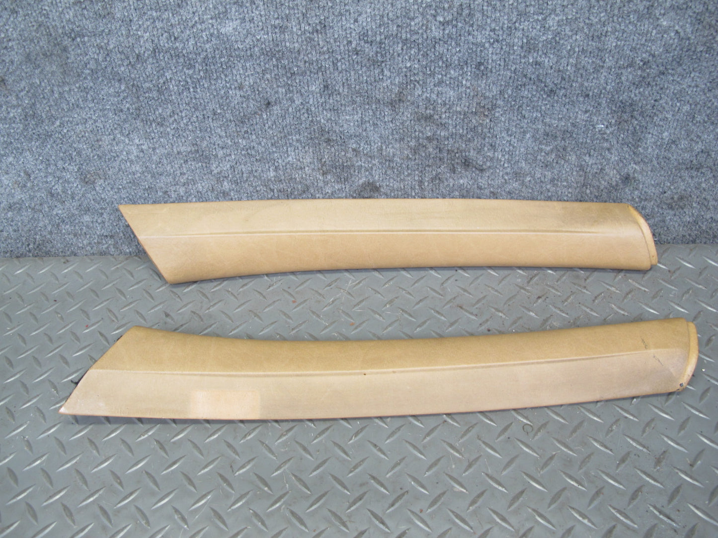 77-85 Mercedes W123 Set of 2 Front Interior A Pillar Trim Cover Panel OEM