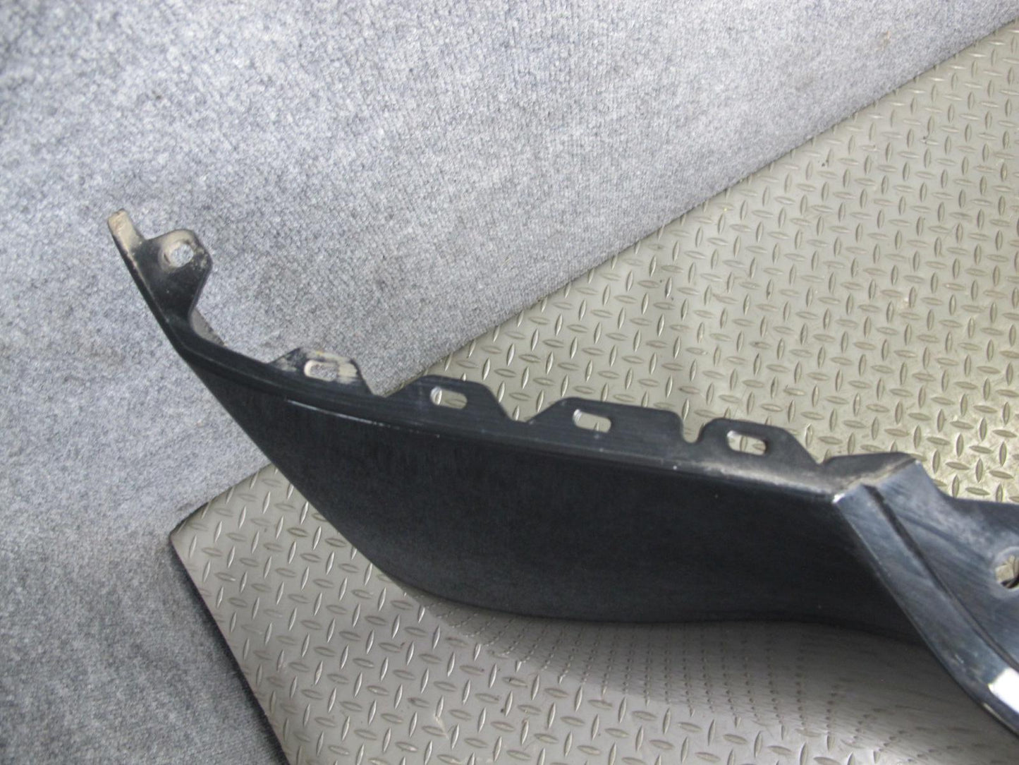 09-20 Nissan Z34 370Z Rear Bumper Cover Panel Black w Emblem OEM