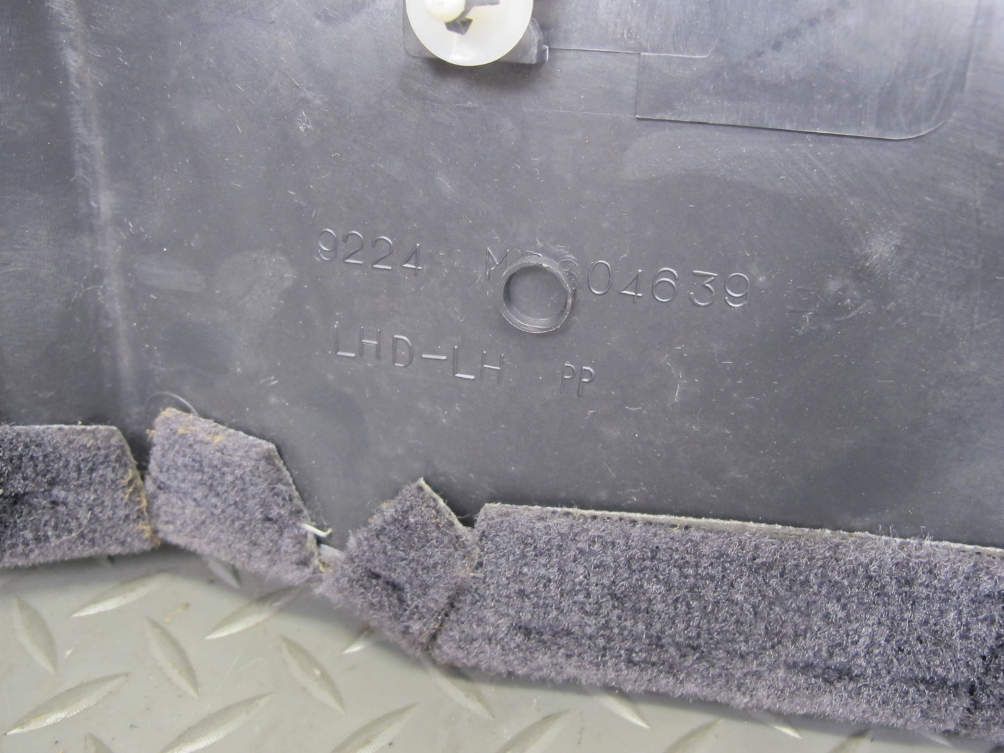 91-99 Dodge Stealth 3000GT Center Console Left Right Carpet Trim Panel Gray OEM