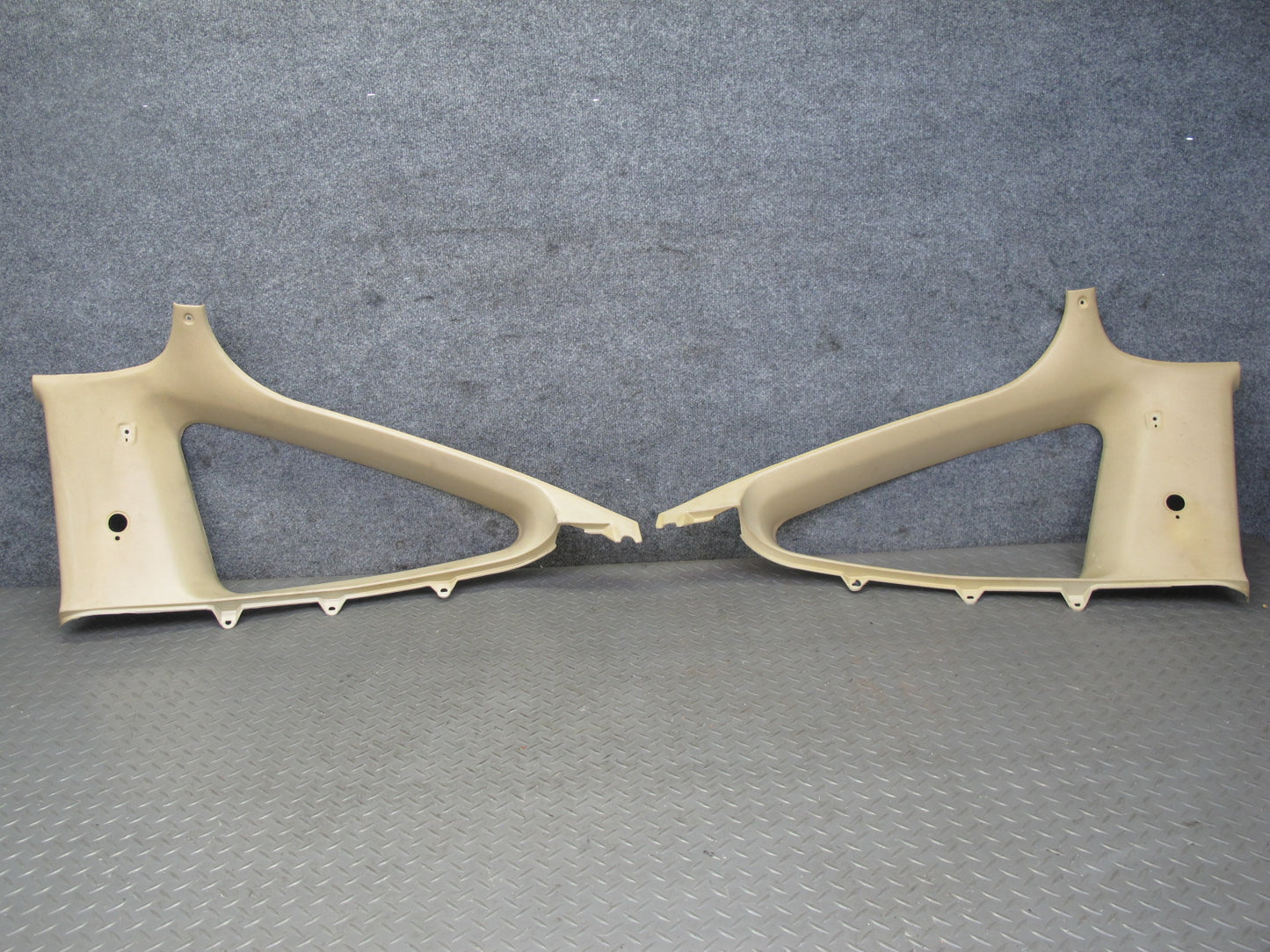 91-99 Dodge Stealth 3000GT Rear Quarter Window Upper Trim Cover Panel Set OEM
