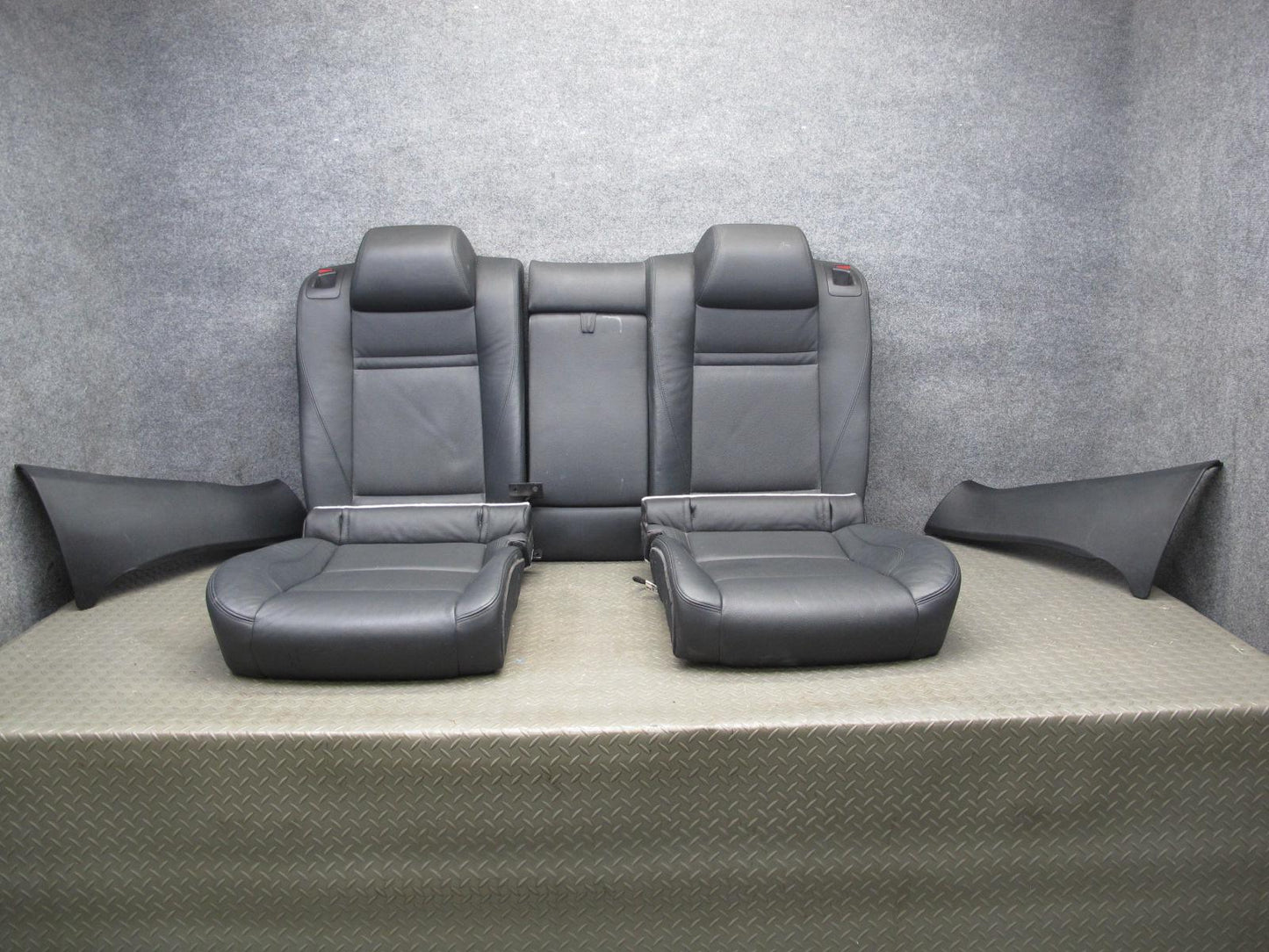 2008-2011 BMW E71 E72 X6 Front Rear Comfort Heated Vented Leather Seat Black Set