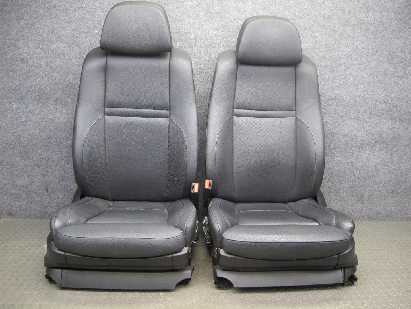 2008-2011 BMW E71 E72 X6 Front Rear Comfort Heated Vented Leather Seat Black Set