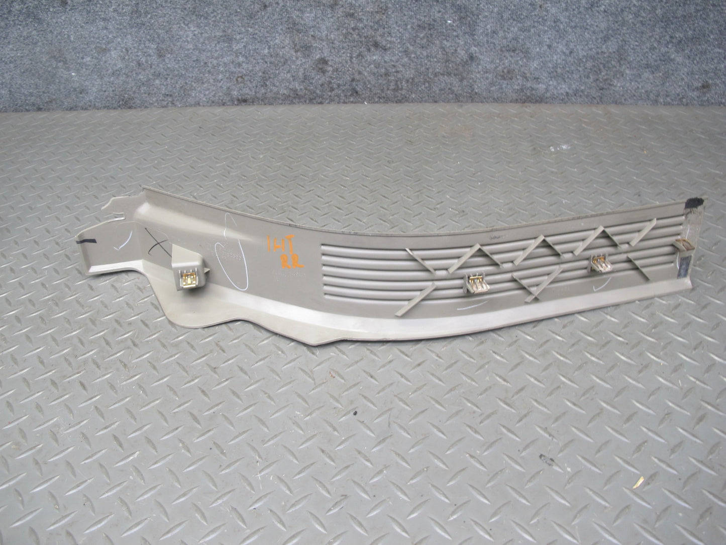 2003-2009 Hummer H2 Rear Right & Left Side Door Scuff Sill Plate Trim Panel Set