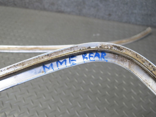 77-85 Mercedes W123 Sedan Rear Window Chrome Trim Molding Set