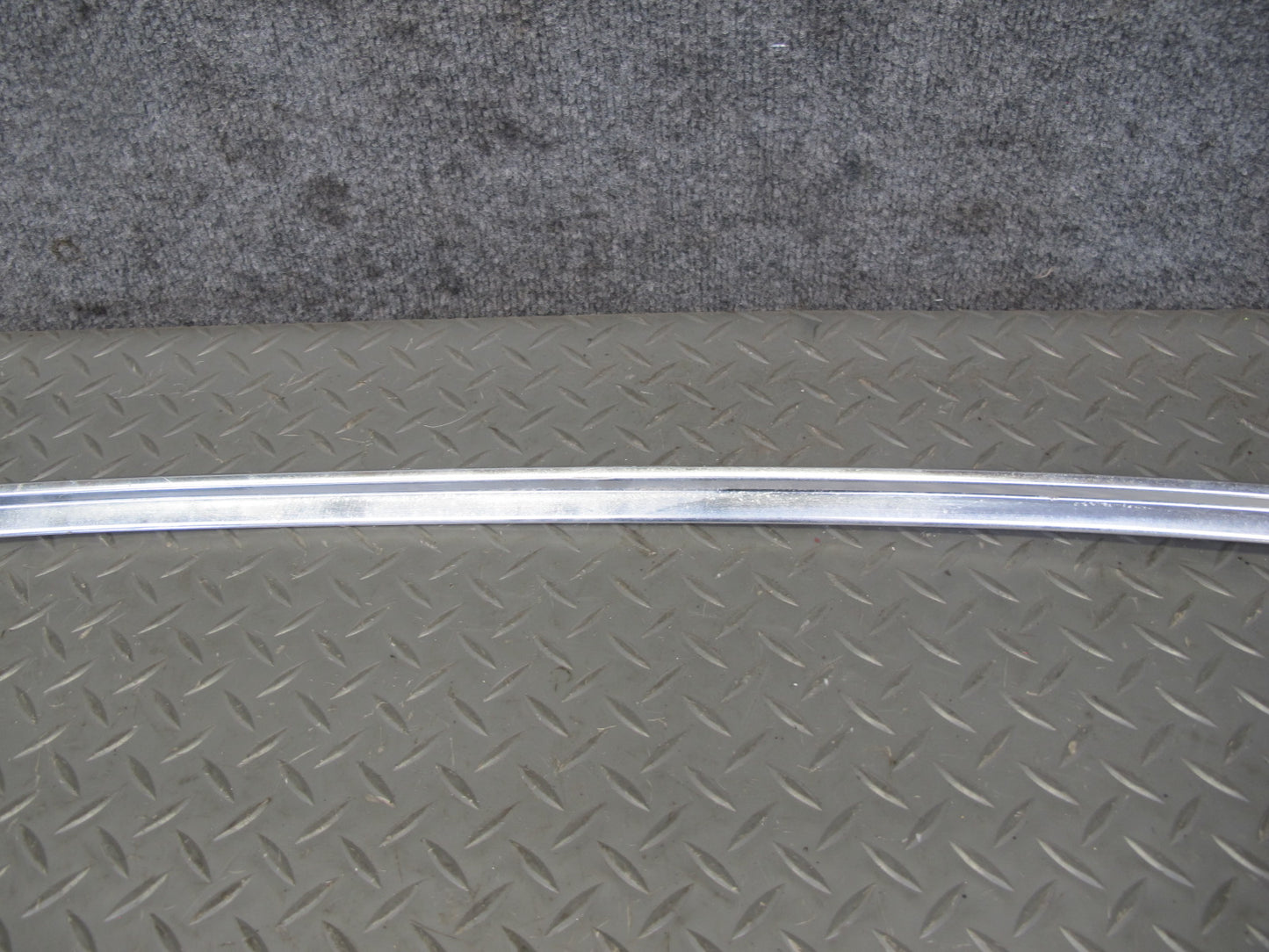77-85 Mercedes W123 Sedan Rear Window Chrome Trim Molding Set