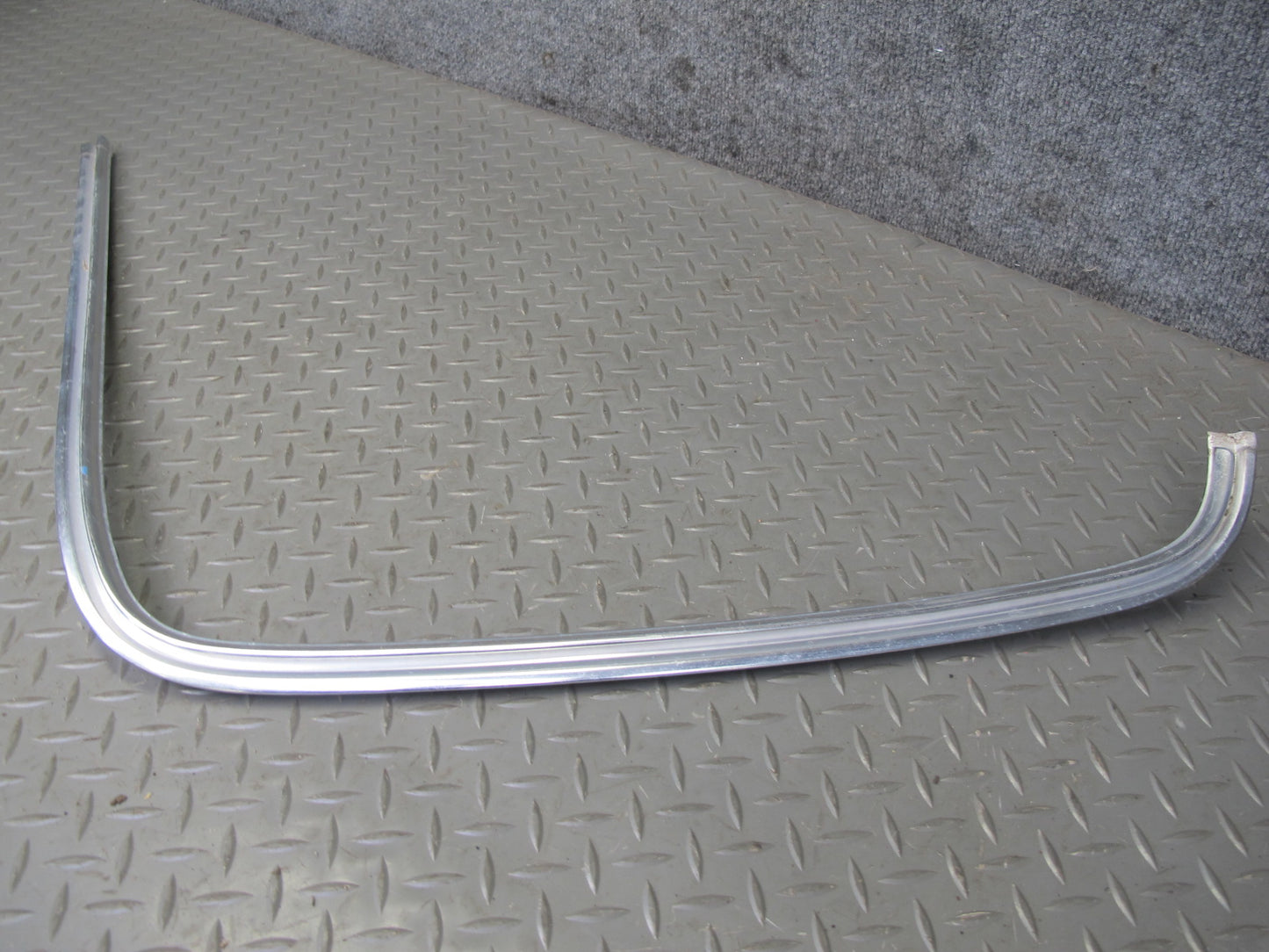 77-85 Mercedes W123 Sedan Rear Window Chrome Trim Molding Set