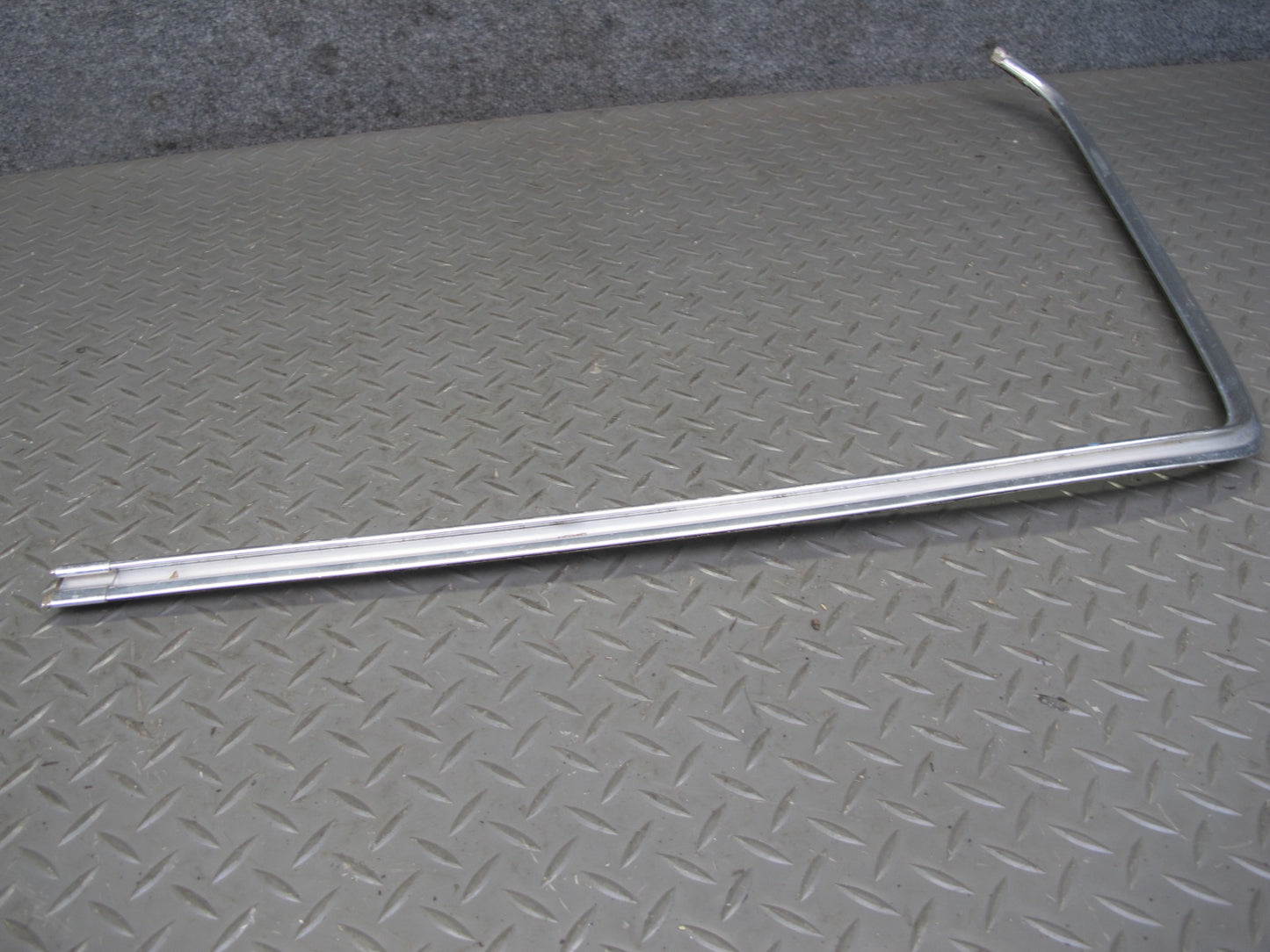 77-85 Mercedes W123 Sedan Rear Window Chrome Trim Molding Set