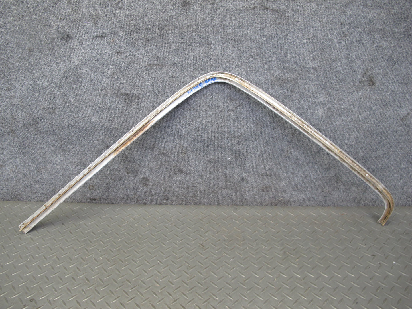 77-85 Mercedes W123 Sedan Rear Window Chrome Trim Molding Set