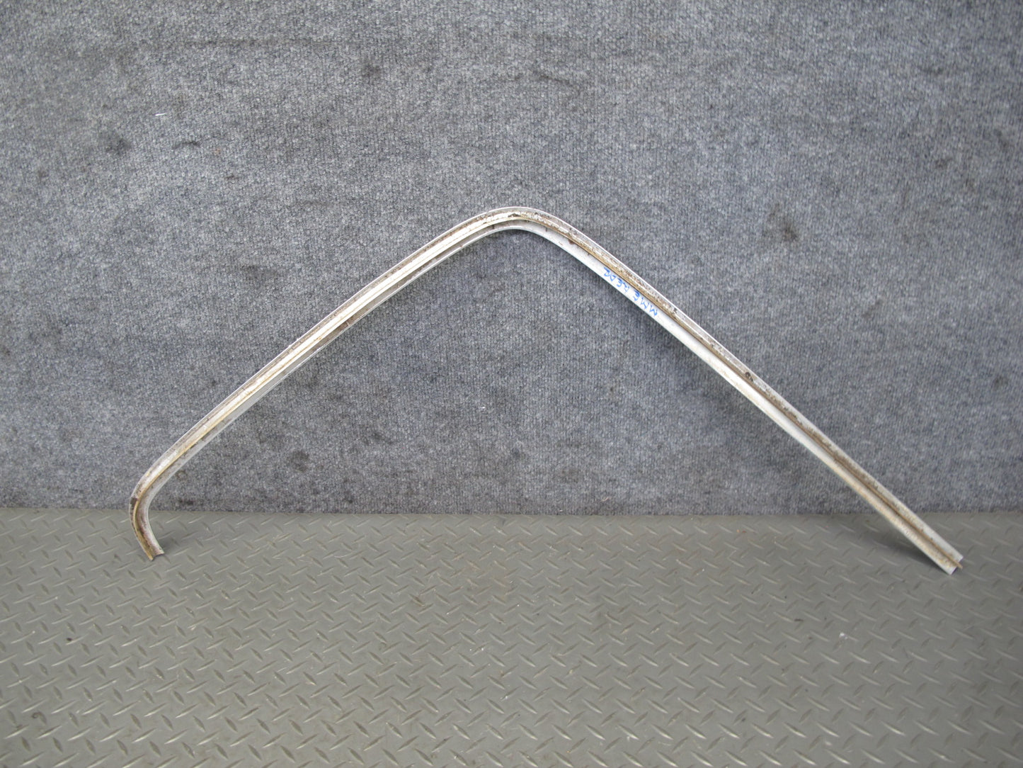 77-85 Mercedes W123 Sedan Rear Window Chrome Trim Molding Set