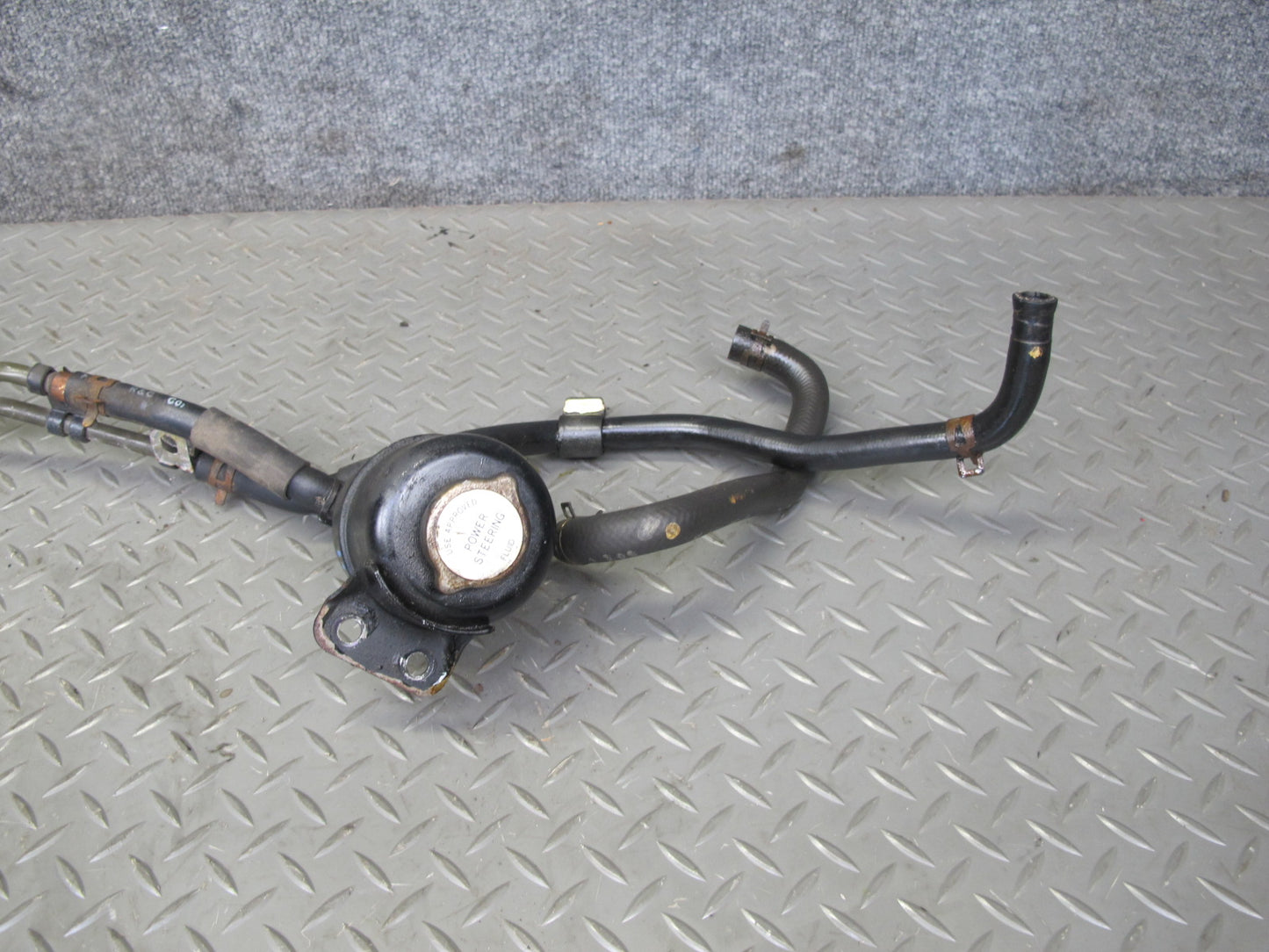 91-93 Dodge Stealth 3000GT FWD Power Steering Hose Pipe Oil Cooler Tank Set OEM