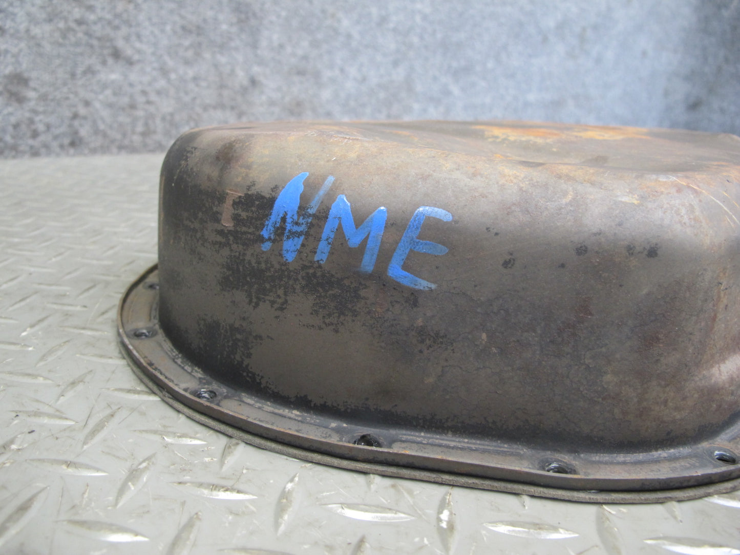 81-85 Mercedes W123 300D OM617 Diesel Engine Lower Oil Pan OEM