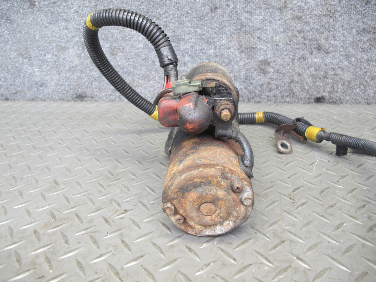 91-93 Dodge Stealth 3000GT 3.0L 6G72 NON Turbo Engine Starter Motor w Wiring OEM