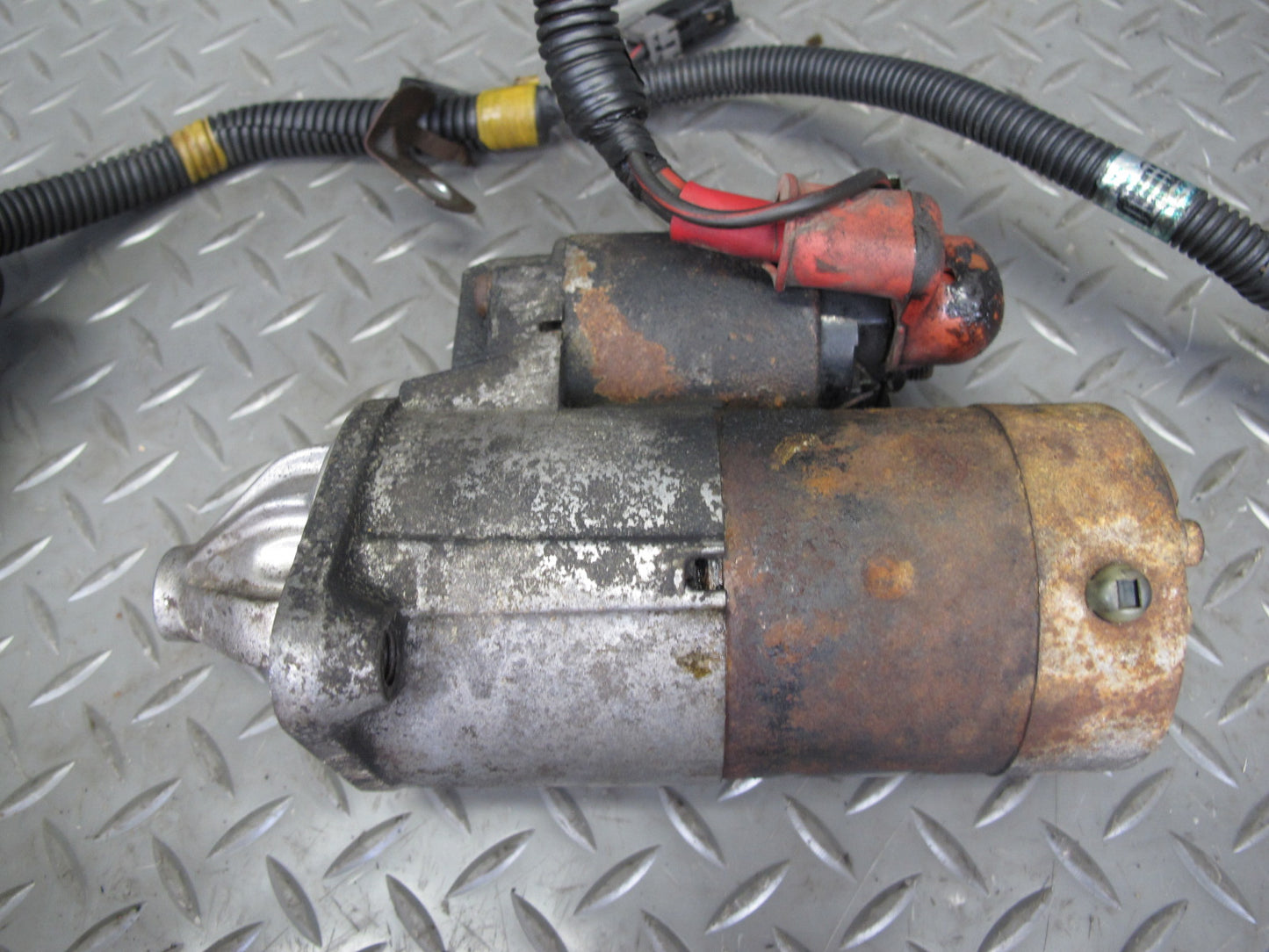 91-93 Dodge Stealth 3000GT 3.0L 6G72 NON Turbo Engine Starter Motor w Wiring OEM