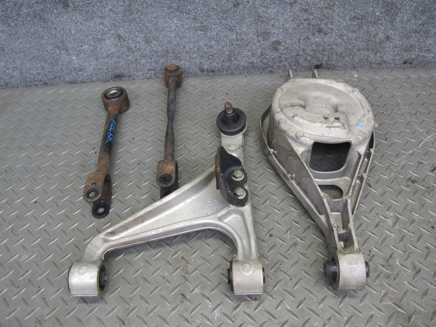 09-20 Nissan 370Z Z34 Set of 4 Rear Right Control Arm 89K Miles OEM