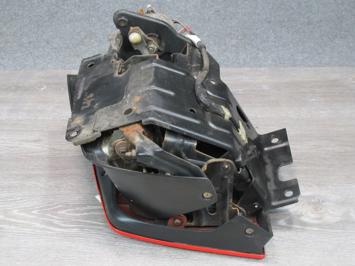 91-93 Dodge Stealth Front Right Passenger Side Headlight Lamp w Motor RED OEM