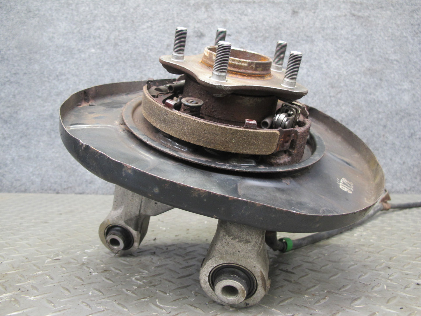 13-14 Nissan 370Z Z34 Rear Right Spindle Knuckle Wheel Hub Bearing 89K Miles OEM