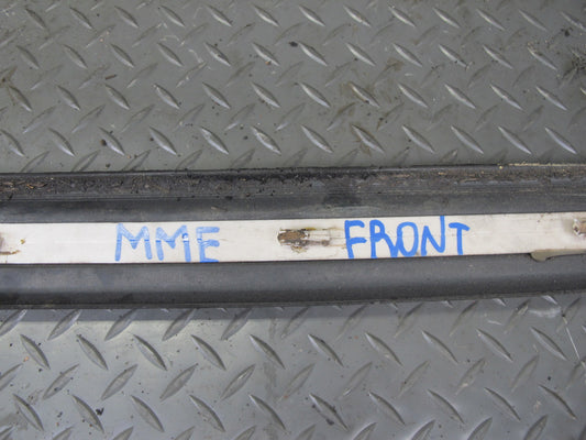 77-85 Mercedes W123 Front Bumper Impact Strip Rubber Trim Cover Pad Set OEM