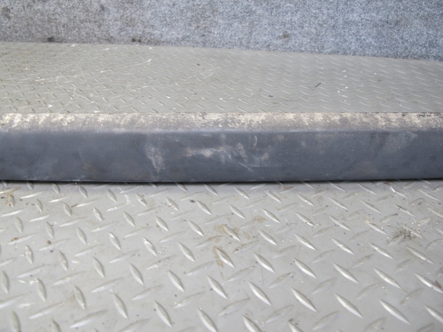 77-85 Mercedes W123 Front Bumper Impact Strip Rubber Trim Cover Pad Set OEM