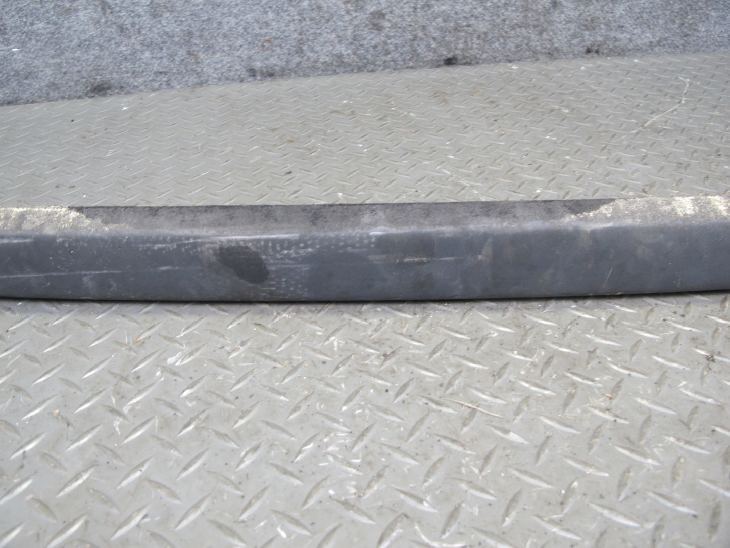 77-85 Mercedes W123 Front Bumper Impact Strip Rubber Trim Cover Pad Set OEM