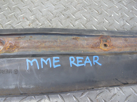 77-85 Mercedes W123 Sedan Set of 3 Rear Bumper Rubber Trim Cover OEM