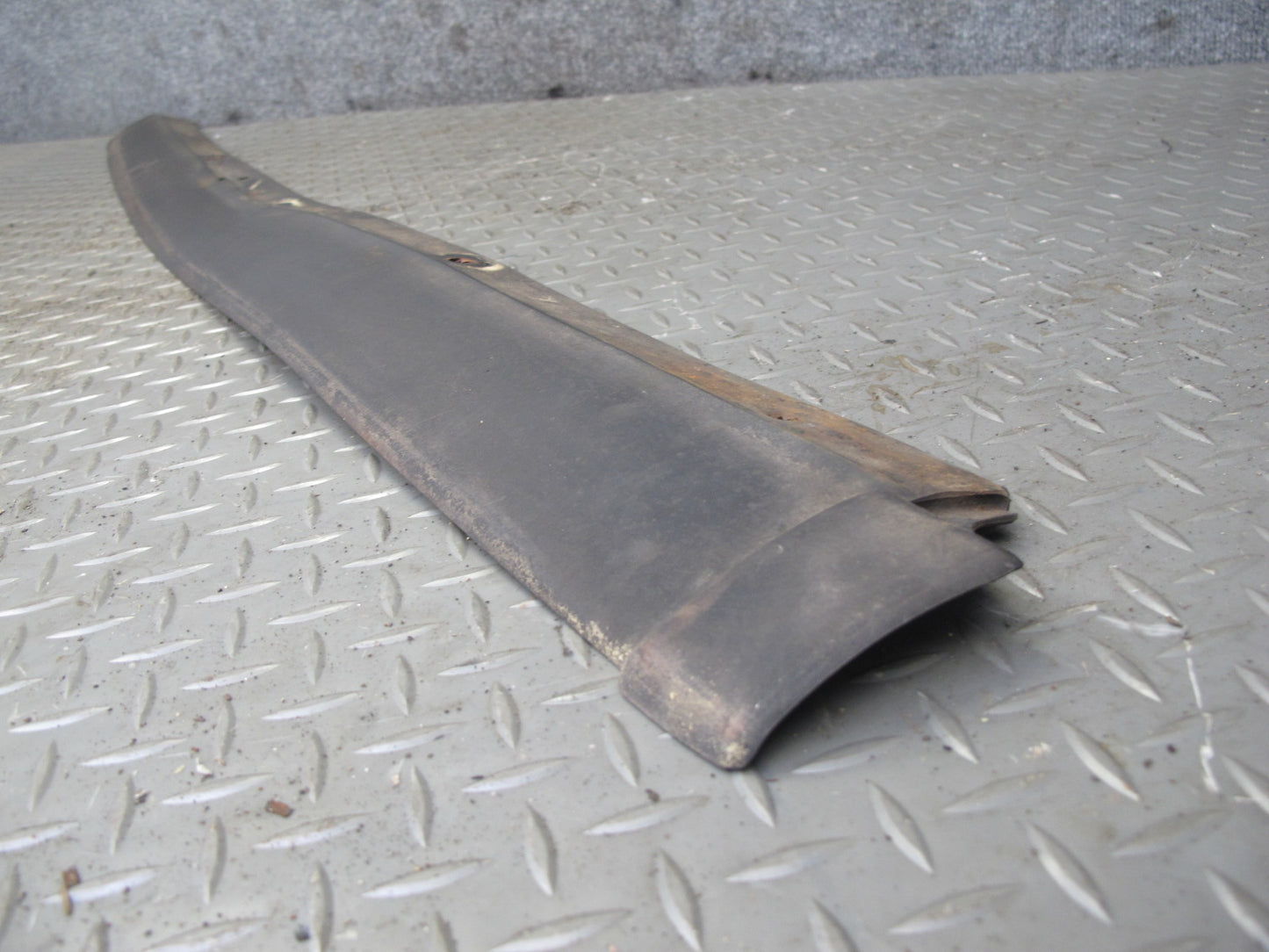 77-85 Mercedes W123 Sedan Set of 3 Rear Bumper Rubber Trim Cover OEM