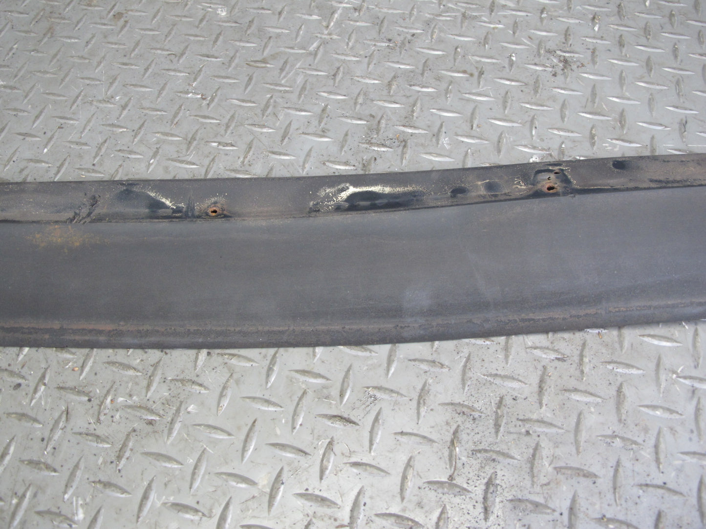 77-85 Mercedes W123 Sedan Set of 3 Rear Bumper Rubber Trim Cover OEM