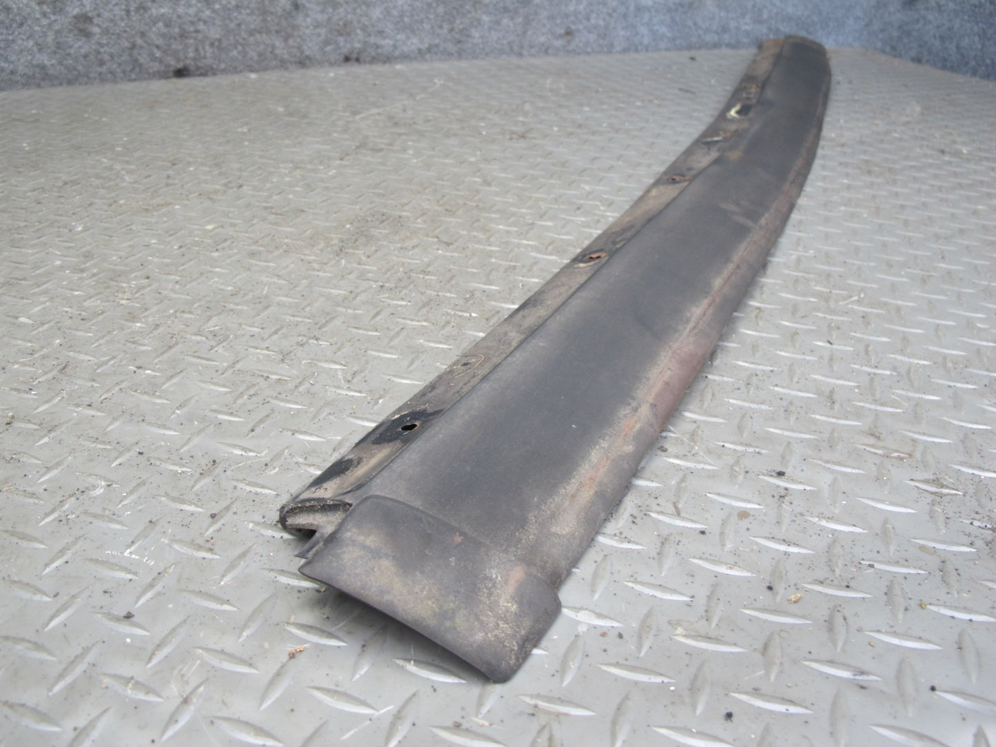 77-85 Mercedes W123 Sedan Set of 3 Rear Bumper Rubber Trim Cover OEM