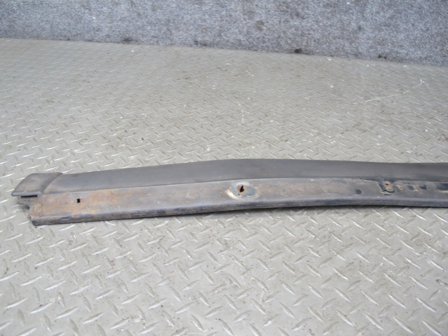 77-85 Mercedes W123 Sedan Set of 3 Rear Bumper Rubber Trim Cover OEM
