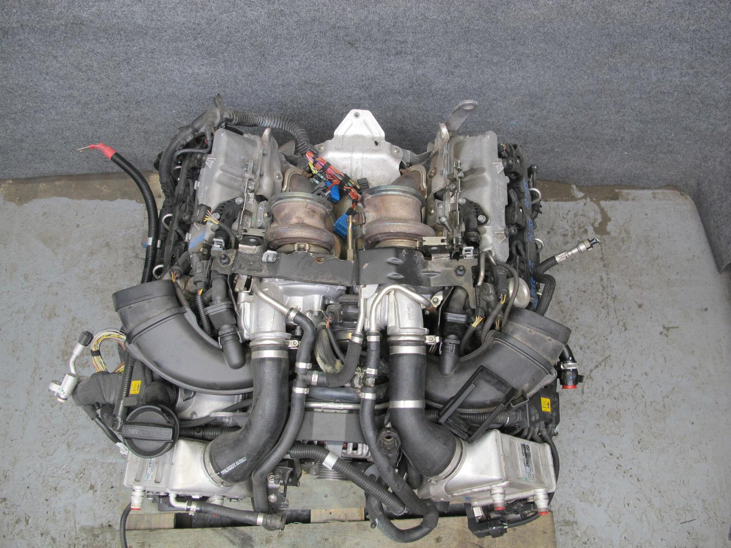 2013 BMW F10 550i N63 N63B44A 4.4L A/T Complete Engine Motor w Turbo 72k Miles
