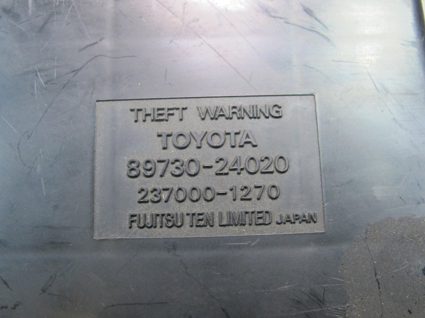 1996 Lexus UZZ30L SC300 SC400 Theft Warning Control Module 89730-24020 OEM