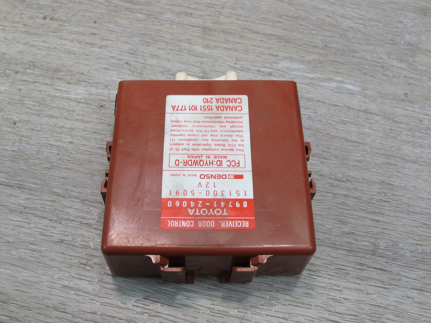1996 Lexus UZZ30L SC300 SC400 Receiver Door Control Module 89741-24060 OEM
