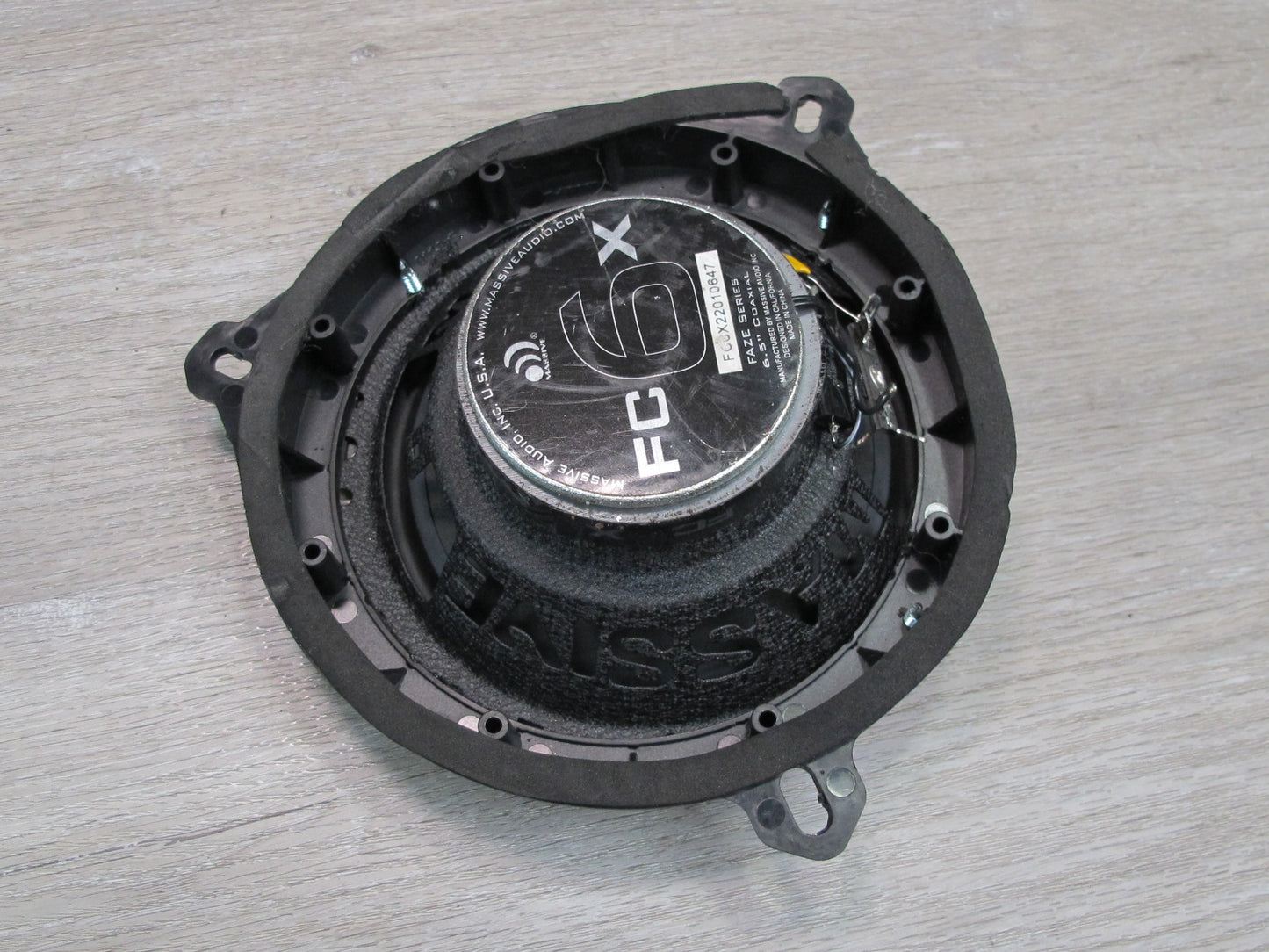 Set of 2 Massive Audio FC6X 6.5" Coaxial Car Speaker