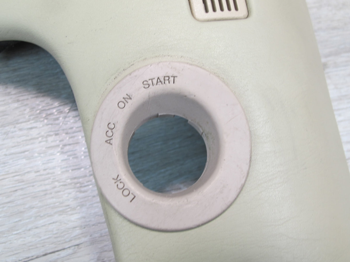 92-96 Lexus UZZ30L SC300 SC400 Dash Left Ignition Switch Trim Cover Ivory OEM