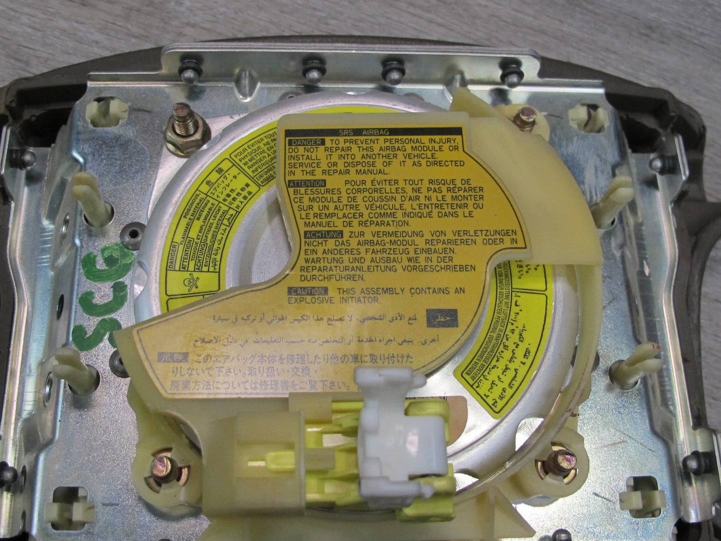 92-96 LEXUS SC300 SC400 FRONT LEFT DRIVER SIDE STEERING WHEEL SRS AIRBAG OEM