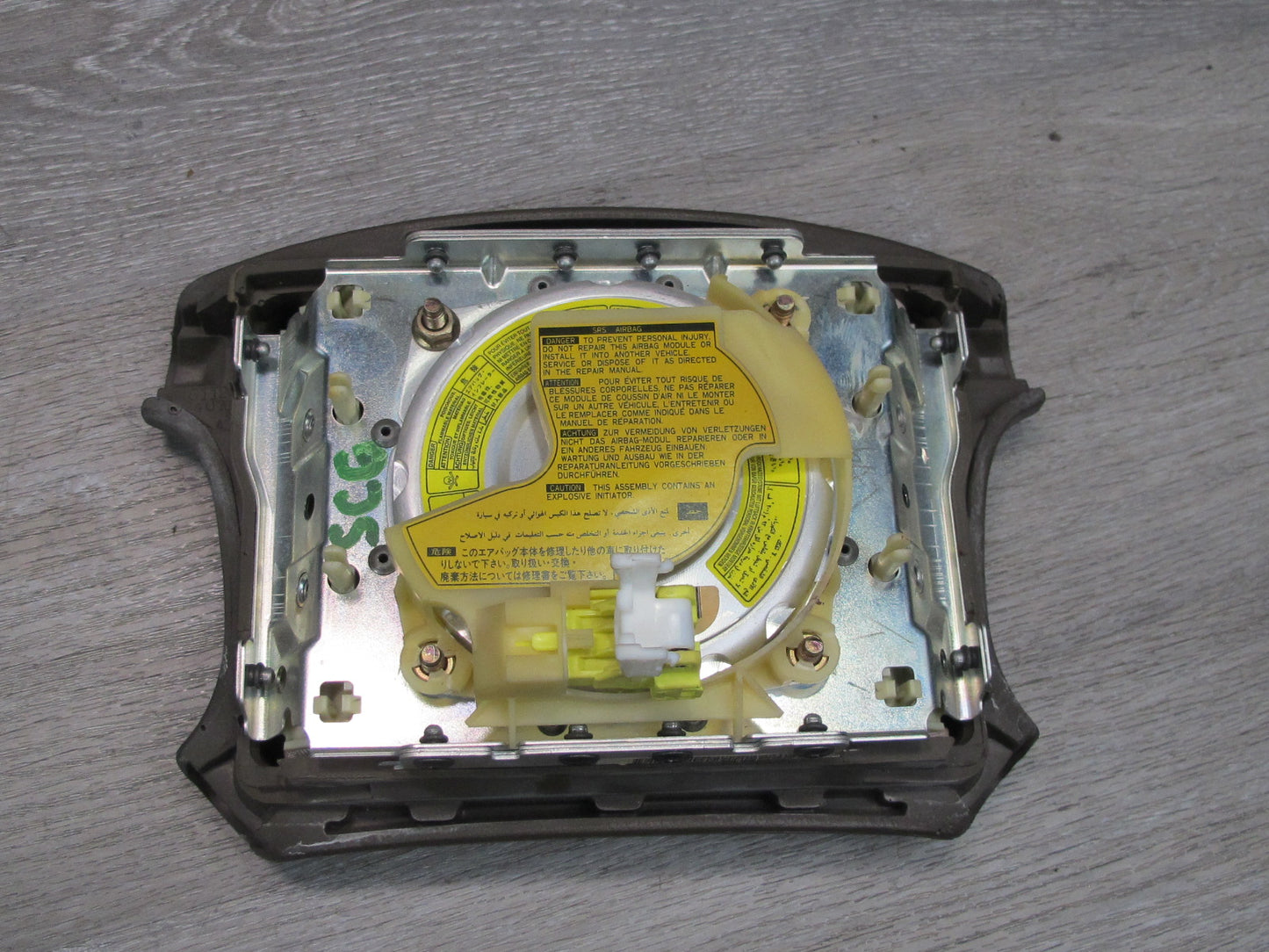 92-96 LEXUS SC300 SC400 FRONT LEFT DRIVER SIDE STEERING WHEEL SRS AIRBAG OEM