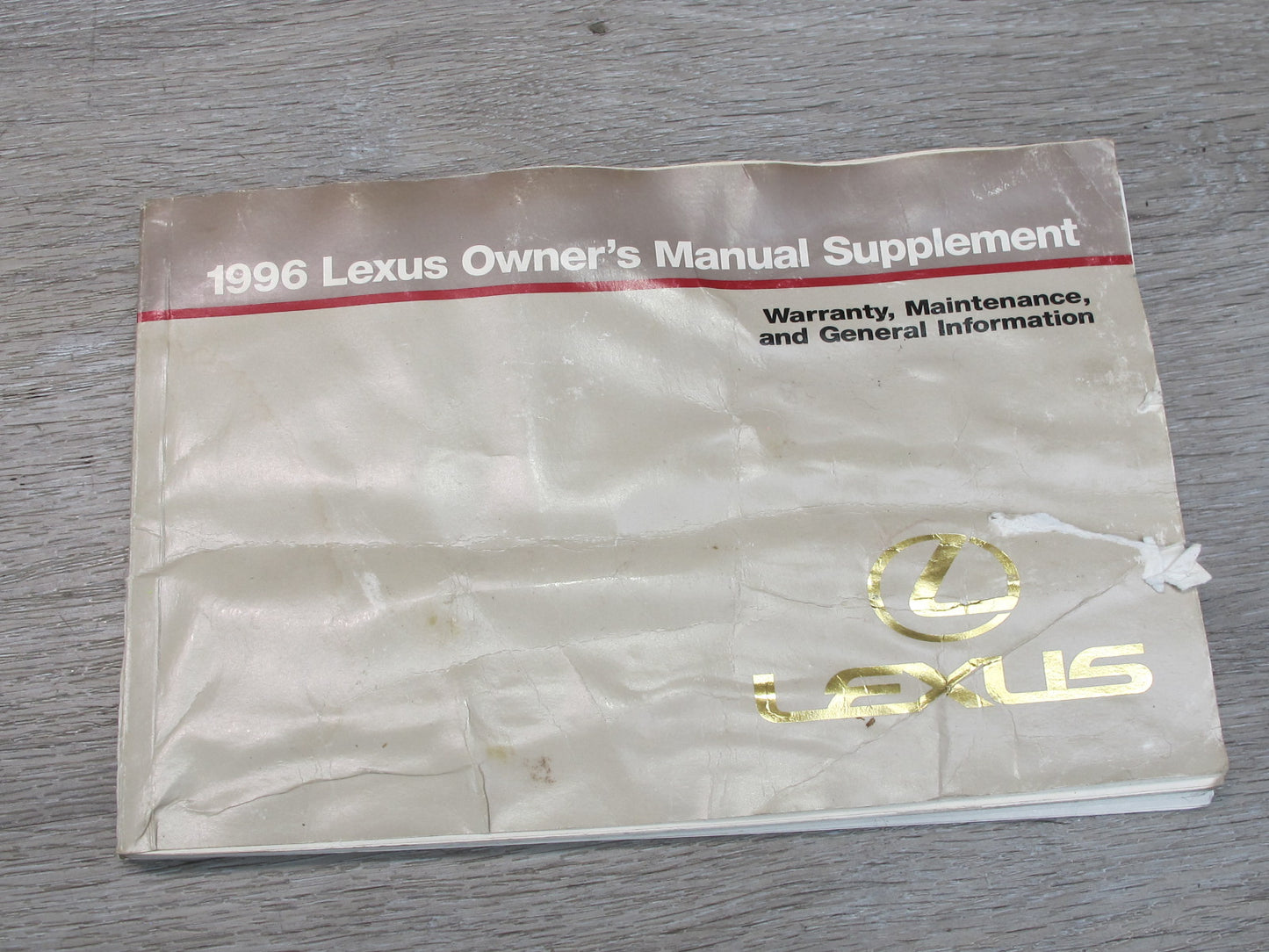 1996 Lexus UZZ30L SC300 SC400 Owners Guide Manual Book Set w Case OEM