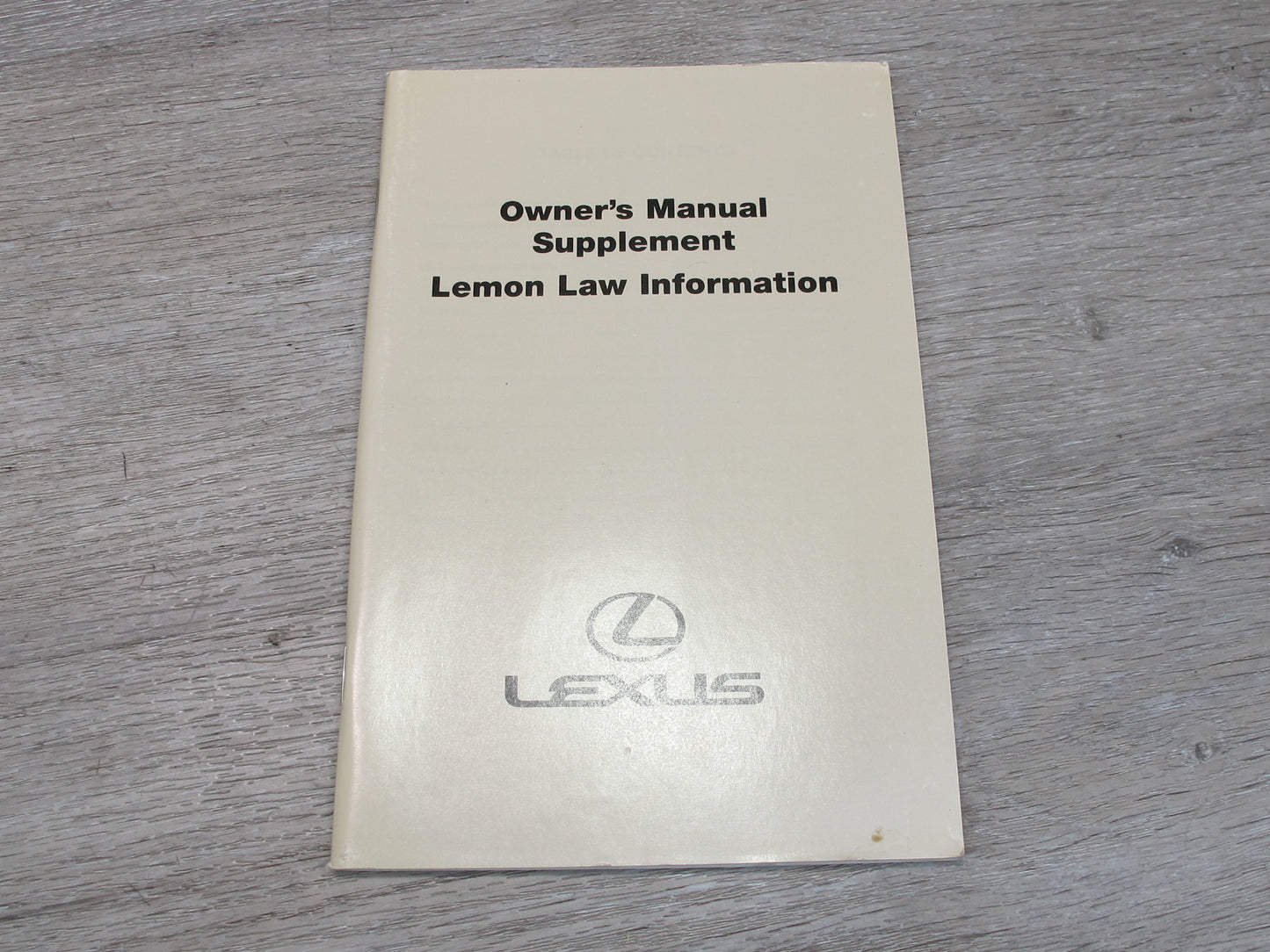 1996 Lexus UZZ30L SC300 SC400 Owners Guide Manual Book Set w Case OEM