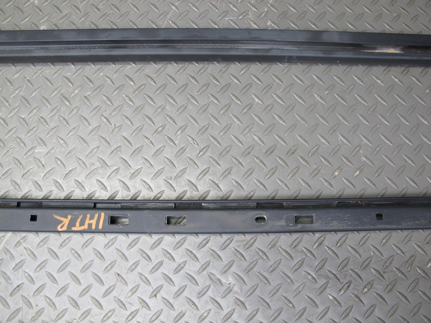2003-2009 Hummer H2 Left & Right Roof Rail Track Luggage Bracket Molding Set