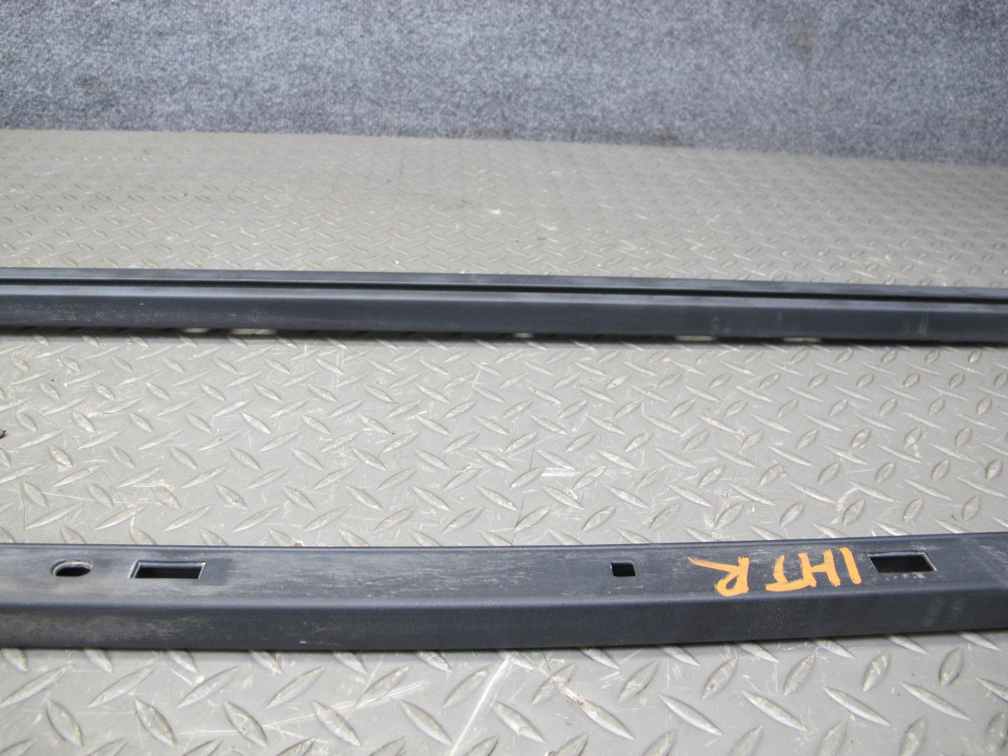 2003-2009 Hummer H2 Left & Right Roof Rail Track Luggage Bracket Molding Set