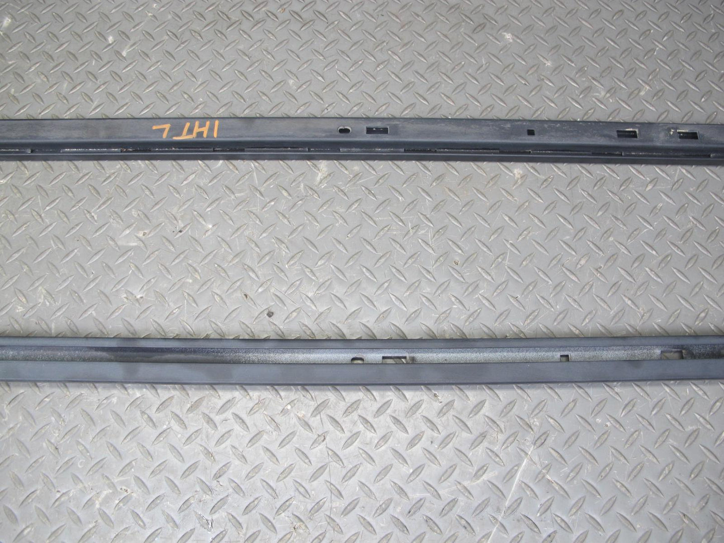 2003-2009 Hummer H2 Left & Right Roof Rail Track Luggage Bracket Molding Set