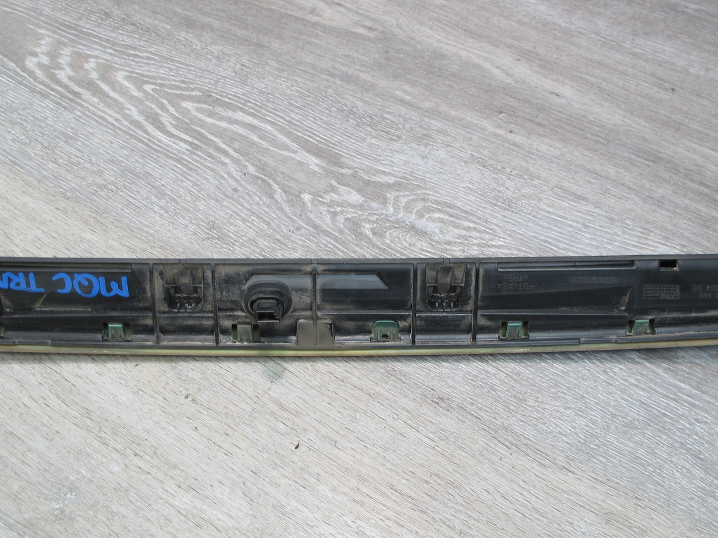 07-13 Mini Cooper R56 R58 R57 Rear Trunk Lid Trim Molding w License Light OEM