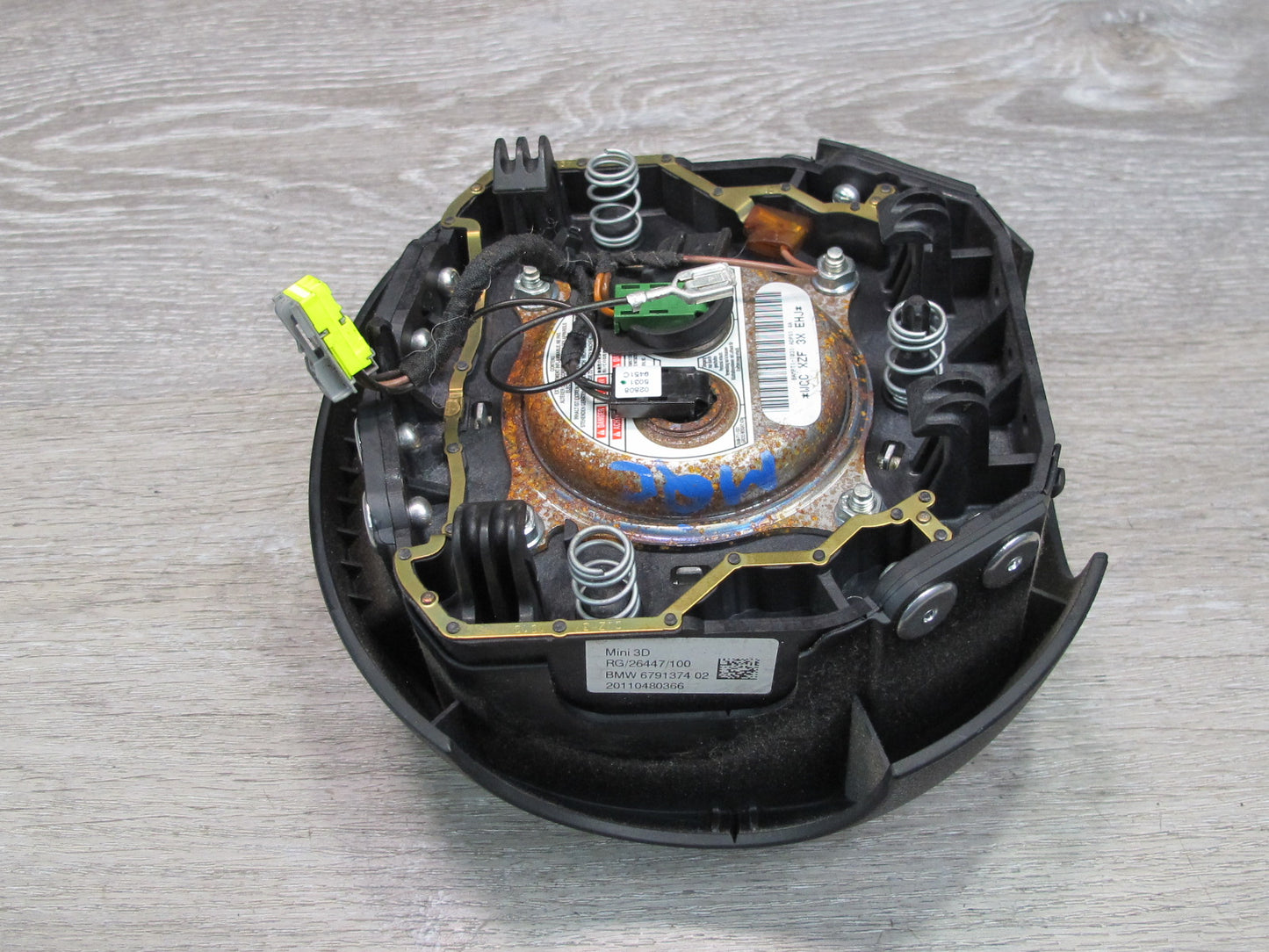 11-15 MINI R55 R56 R57 FRONT LEFT DRIVER SIDE STEERING WHEEL SRS AIRBAG OEM