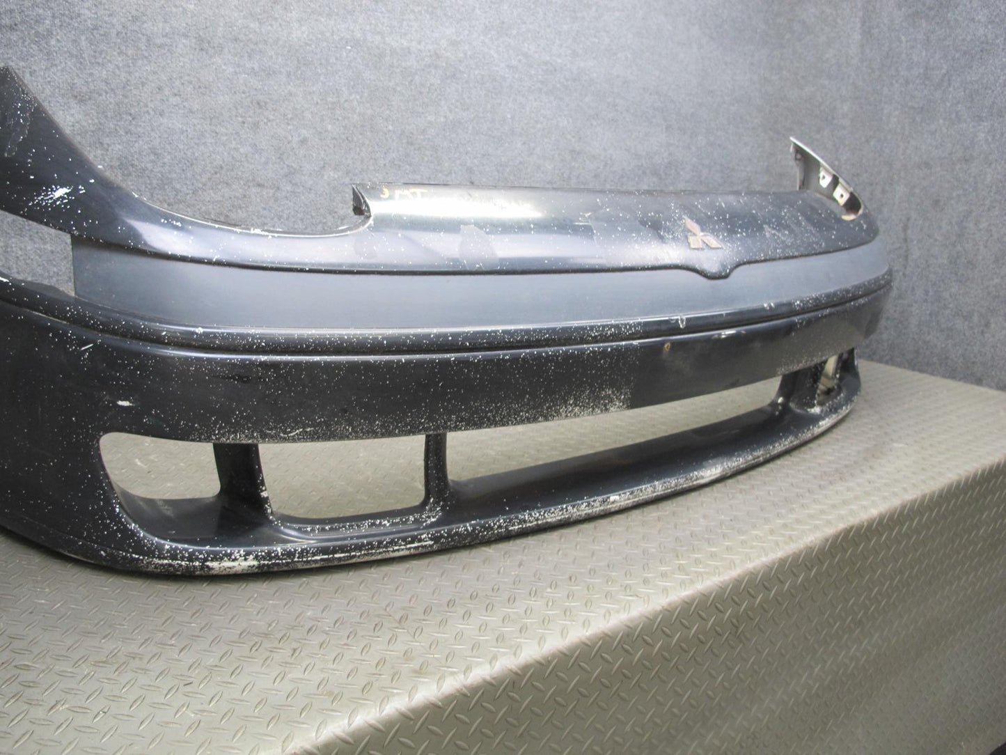 91-93 Mitsubishi 3000GT Front Bumper Cover Black OEM