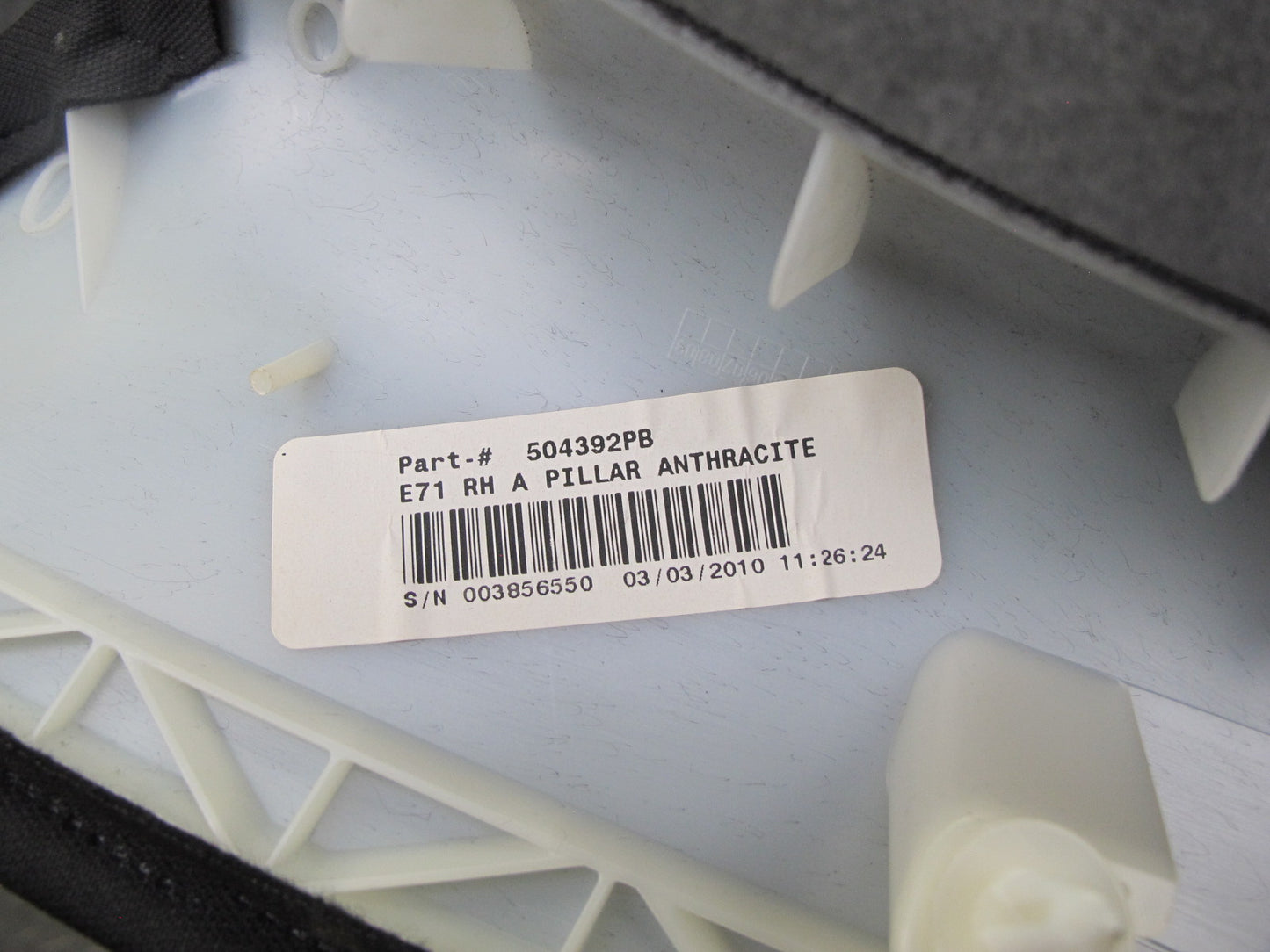 2008-2014 BMW E71 E72 X6 Front Interior A Pillar Trim Cover Panel Set of 2