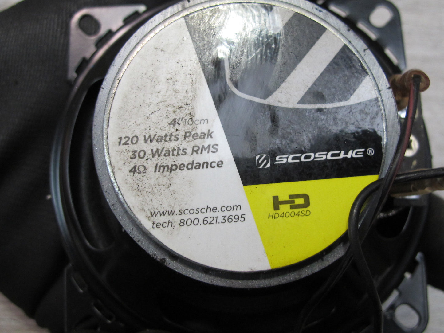 Set of 6 Scosche HD6504SD & HD4004SD 6.5-6.75" & 4" Speaker