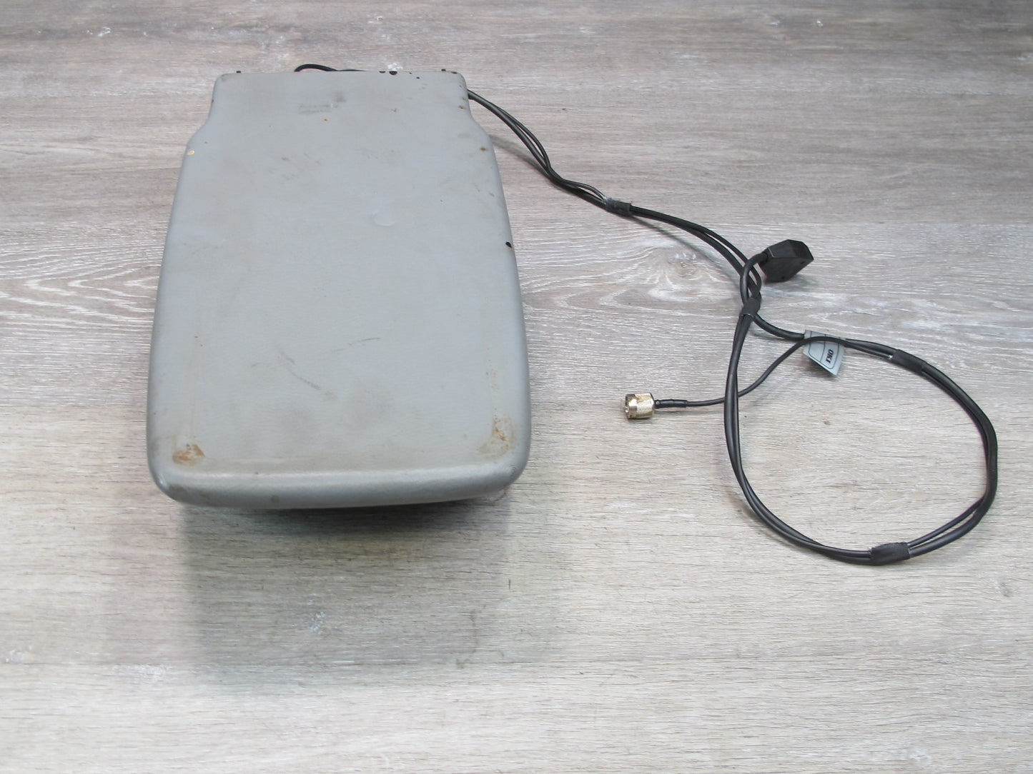 94-99 Mercedes W140 Sedan Front Center Console Armrest w Sunvisors Set Gray OEM